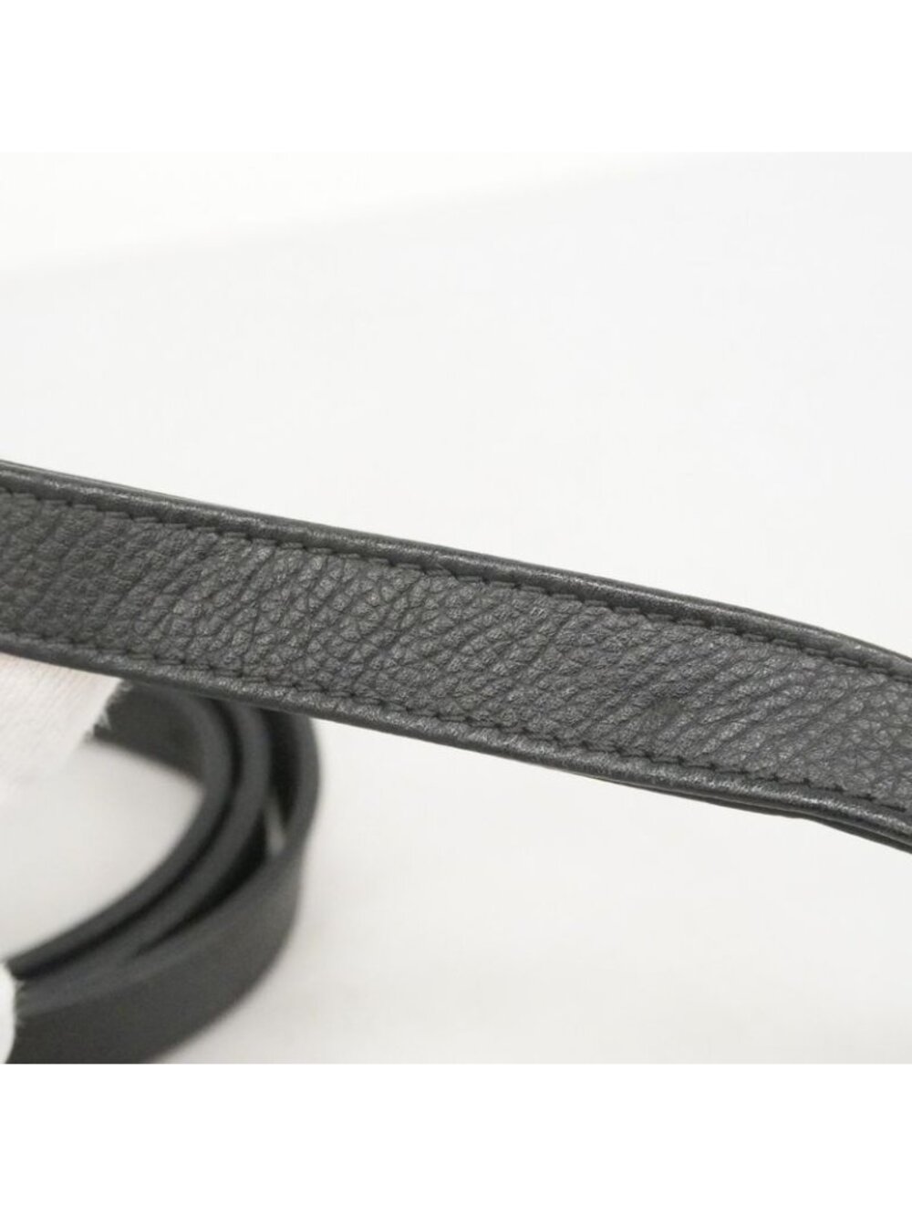 Chanel Waist Bag 2.55 Caviar Leather Black Silver - Picture 9 of 10